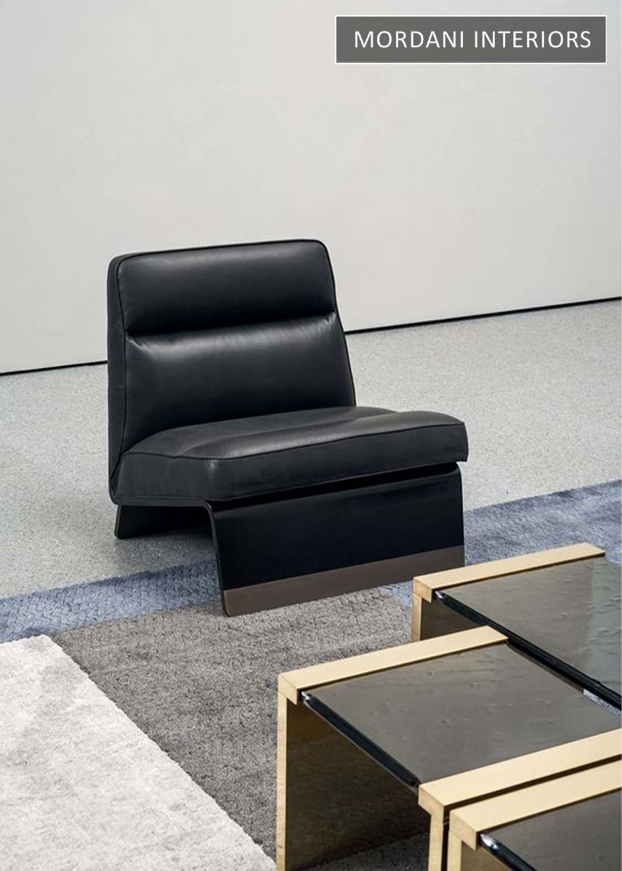 Mars Black Sofa Faux Leather